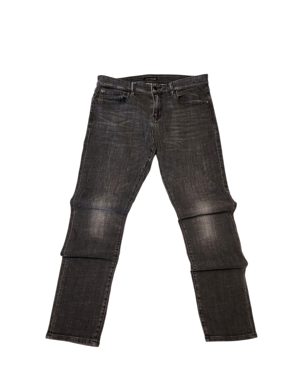 Lucky Brand 34x32 110 Slim Jeans Men's Black Gray Dark Wash Denim